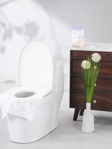SHI YUE JIE JING | Pregnant Maternity Travel Adhesive Waterproof Toilet Seat Cover 10 Pieces
