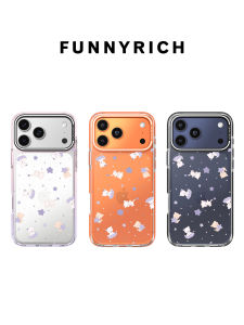 FUNNY RICH | Innovative Starry Dream Bear Design Magnetic Drop Protection Case for iPhone 18