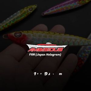 Umpan Metal Jig 100 Gram MONGKALO AMBISIOUS Sisik Besar Micro Jig 100g 100gr 100 g 100 gr 100grm
