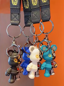 Gantungan Kunci Mekanik Beruang & Gantungan Tas Karakter