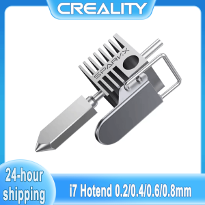 Creality | New Creality SPARKX I7 Hotend 0.2/0.4/0.6/0.8mm Heating Block Copper Alloy + Hardened Steel I7 Hot End 3D Printer Accessories
