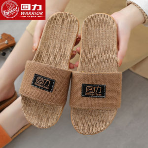 Dép Vải Lanh Cotton Mùa Hè Chống Trượt Ồn Ăng Cho Nam Và Nữ Dùng Trong Nhà Dép Đi Trong Nhà EVA Đế Phẳng Dép Đi Trong Nhà