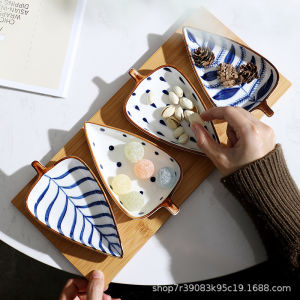 Hand-painted Underglaze Ceramic Dishes