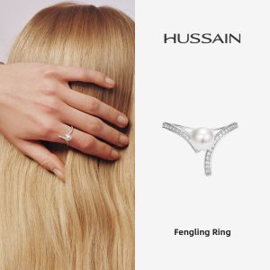 HUSSAIN | Pearl Fashion 925 Silver Ring