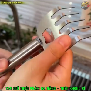 Tay Cầm Giữ Thực Phẩm Đa Năng-Bảo Vệ Tay Khi Thái RauCắt ThịtChống Trơn TrượtAn Toàn Cho Mọi Nhà