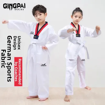 GINGPAI | Customizable Long-sleeve Cotton Taekwondo Uniform