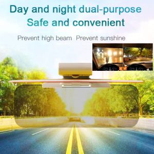 บังแดดรถยนต์ 2 in 1 ป้องกันแสงจ้าทั้งกลางวันและกลางคืน ลดแสงสะท้อน กรองรังสียูวี อุปกรณ์ตกแต่งภายในรถ