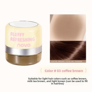 NOVO Hairline Powder Volumizing Loose Powder Oil Control Sweatproof Hair Filling Tool Transparent Color Beauty Makeup Tool