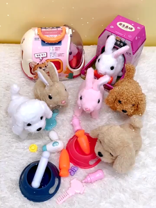 [Ready Stock] Childrens Toys Dogs Walking Can Bark Baby Simulation Electric Plush Puppy Boys Cute Pets Electronic Dogs Girls Children Birthday Gifts