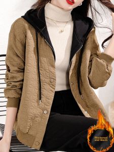 Luxurious Design Quilted Windbreaker Coat Autumn