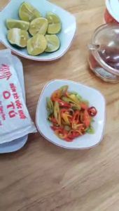 Chén chấm vuông melamine trắng viền màu sang trọng - CV 01/02/03