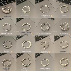 Irregular Solid Band Tarnish Free Womens Ring Set