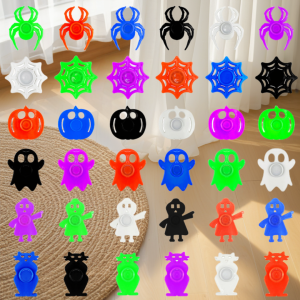 10-50Pcs Halloween Fingertip Spider Ghost Day Party Spider Ghost