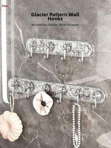 Strong Adhesive Drill-Free Bathroom Clothes Hooks