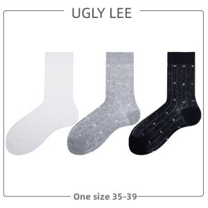 Ballet Style Lace Hollow Out Medium Socks