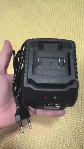 21v 0.5A battery charger with universal battery pin system - Charger Cup for cordless drills ship bolt tightening machines