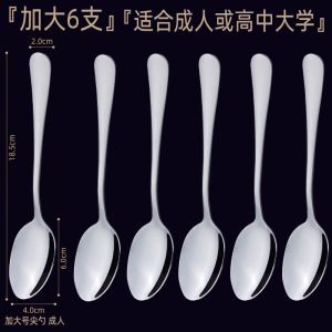 Stainless Steel Long Handle Spoon for Adult Commercial Dining Utensils Western Dinnerware Elegant Premium Quality Home Use