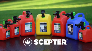 SCEPTER GASOLINE CONTAINER (JERRY CAN) 5LITERS-NEW MADE IN CANADA