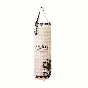 1pc garbage storage bag wall mounted kitchen storage artifact garbage plastic bag storage hanging bag miscellaneous sorting