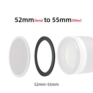 Camera Filter Adapter Ring 49-52mm 52-55mm 55-58mm 58-62mm 62-67mm 67-72mm 72-77mm 72-82mm for DSLR Camera UV CPL ND Lens Filter