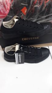 sepatu allstar/ sepatu sekolah all black bagus nyaman /sneakers pria