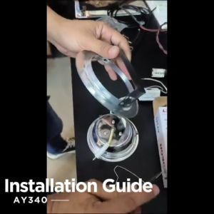 YETPlus LEDEON AY340 7W 4" 4 Inch LED Ceiling Light Recessed Downlight Silver Round Plastic Polypropylene Frame Panel Light 6500K Daylight 120mm Hole