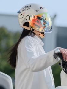 AIS | Certified Safety Helmet UV Protection Women Electric Scooter Helmet
