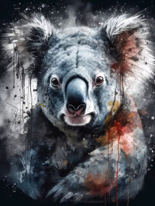 5D DIY Diamond Painting Animals Lion Koala Tiger Cross Stitch Kit Full Drill Round Embroidery Mosaic Art Picture of Rhinestones