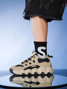 รองเท้ากีฬาผู้ชาย  Gran ฤดูใบไม้ร่วง ฤดูหนาว กลางแจ้ง ลำลอง Travel ก้นหนาเพิ่มความสูงกันลื่น ระบายอากาศได้ดี ระงับกลิ่นกาย