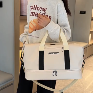 Duffel Travel Bag Waterproof Cabin Luggage Bag Sling Baggage Shoulder Organiser Separate Lightweight Foldable Durable