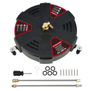 พื้นเครื่องขัดพื้น 1/4 ตัวเชื่อมต่ออย่างรวดเร็วทำความสะอาดพื้นผิว 2500psi พื้นผิวที่แนบมากับไม้กายสิทธิ์ขยายด้วย 3 ล้อ