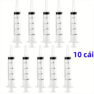 Ống Tiêm Nhựa Đo Lường Chất Lỏng Multi-Pack 30 Cái/10 Cái/1 Cái Dùng Cho Nhựa Thủ Công Phòng Thí Nghiệm Khoa Học Dầu Và Keo Cho Thú Cưng Ăn 20ml