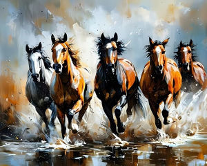 Jigsaw Puzzle Majestic Beautiful Horse Animal Portrait For Adults Great Perfect Family Fun Relaxing Brain Teaser Gift