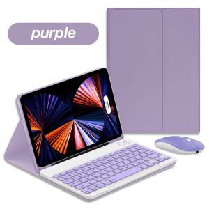 Cover for Samsung Galaxy Tab S6 Lite 10.4 S7 S8 S9 11 S7 FE S8 S9 Plus 12.4 with Backlight Keyboard Mouse Case for Samsung funda
