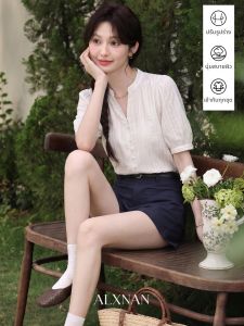 Áo Sơ Mi Công Sở Cổ V Trắng