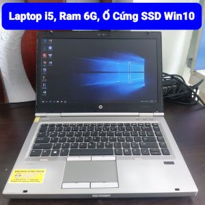 Laptop i5 ram 6G ổ cứng SSD w10 bảo hành 2 năm (used)