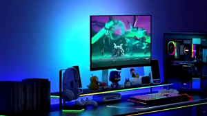 แถบไฟชิงค์ หน้าจอ PC แถบไฟ RGB ซิงโครไนซ์หน้าจอคอมพิวเตอร์ USB 5V สีดรีม สําหรับห้องเล่นเกม 24นิ้ว 27นิ้ว 32นิ้ว