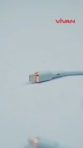 VIVAN Kabel Silikon Type C to Type C / Type C to Lightning Fast Charging PD 120CM VSCC120S / VSCL120S