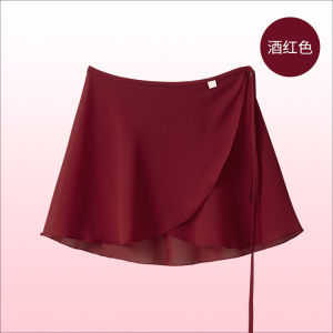 Adult Womens Ballet Dance Short Skirt Half-length Dance Costume Gymnastics Suit Dance Practice Uniform AIDance SQ0571