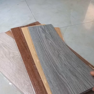 14 tấm dán Sàn Giả Gỗ Keo Sẵn Kích Thước 45x15cm