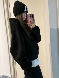 XIANGBAIWEI | American Street Style Double-Zip Hoodie 2025 Autumn Winter