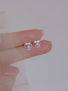 Cute Fashionable Mini Butterfly Knot Earrings Womens Sweet Style Alloy Ear Jewelry SmallZ YouPin 2025 New Trending
