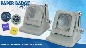 iPrintph Paper Badge Cutter Square 50mm and Circle 58mm
