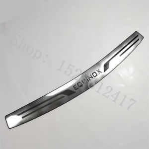 For Chevrolet Equinox 2017 2018~2024 car accessories Rear Door Bumper Protector sill plate Protector Sill Rear boot guard Trim