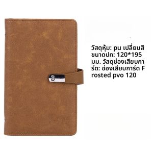 กระเป๋าใส่บัตรขนาดใหญ่แบบพกพา กระเป๋าใส่บัตรธุรกิจแบบใส่ได้สองด้าน กระเป๋าใส่บัตรเครดิตขนาด A6 กระเป๋าใส่บัตรขนาดเล็กสำหรับผู้หญิง