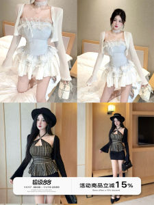 Joykiki Gold Open Cardigan Womens Fashionable Breathable French Style Long Sleeve V-Neck Short Length Polyester Cotton Blend