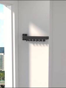 Giá Phơi Quần Áo Treo Tường Cao Cấp-Giá Phơi quần áo treo tường Cao cấp AMONO