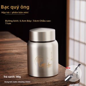 MIANXIAOCHENG | Hộp Đựng Trà Inox Di Động Chống Ẩm