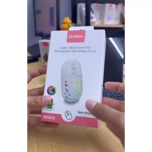 CLiPtec RZS625 ION-ENERGY 2.4Ghz 1600dpi Illumination Rechargeable Silent Wireless Mouse