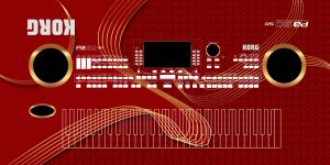 sticker keyboard KORG pa 50